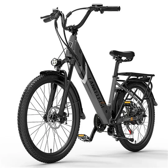 LANKELEISI ES500 Pro 24" City-Elektrofahrrad 500W Motor 48V 14,5Ah Batterie