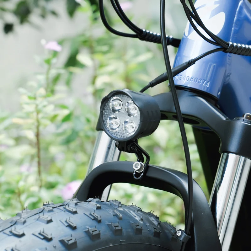 CYRUSHER Rover 26 Zoll Elektrofahrrad mit Fatbike-Reifen und Fully-Federung 250W Motor 52V 15,6Ah Batterie