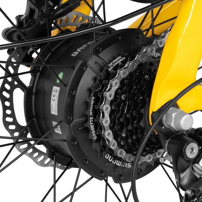 CYRUSHER Kommoda Pro 20" Elektrofahrrad mit Fatbike-Reifen 250W Motor 52V 20Ah Batterie