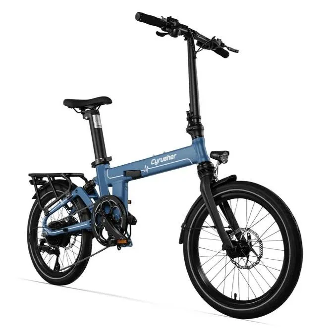 CYRUSHER Sonder 20" Fatbike Elektrofahrrad mit Federung und Faltfunktion 250W Motor 48V 10Ah Batterie