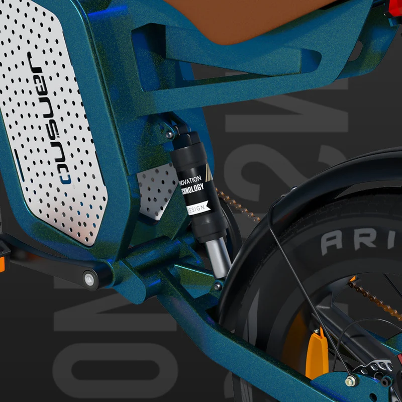 JANSNO X60 20" Fat Tires Elektrofahrräder 750W*2 Doppelmotor 48V 23Ah Batterie