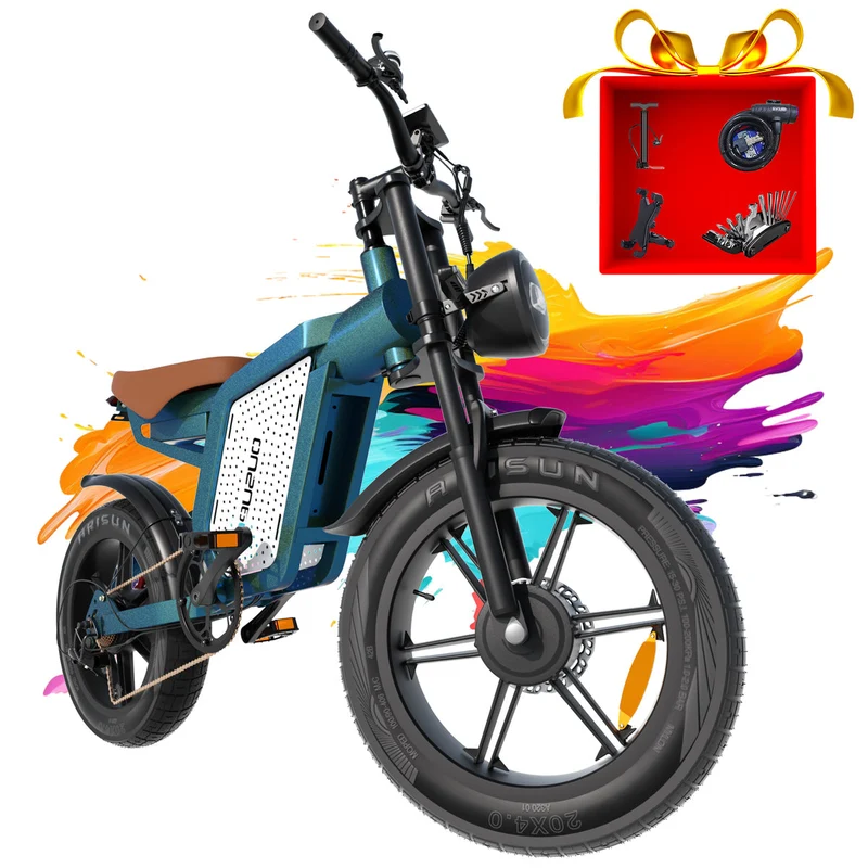 JANSNO X60 20" Fat Tires Elektrofahrräder 750W*2 Doppelmotor 48V 23Ah Batterie