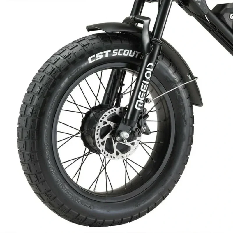 MEELOD DK300 MAX 20" Elektrofahrrad im Retro-Moped-Stil 2400W Spitzenleistung Motor 48V 20Ah Doppelbatterien