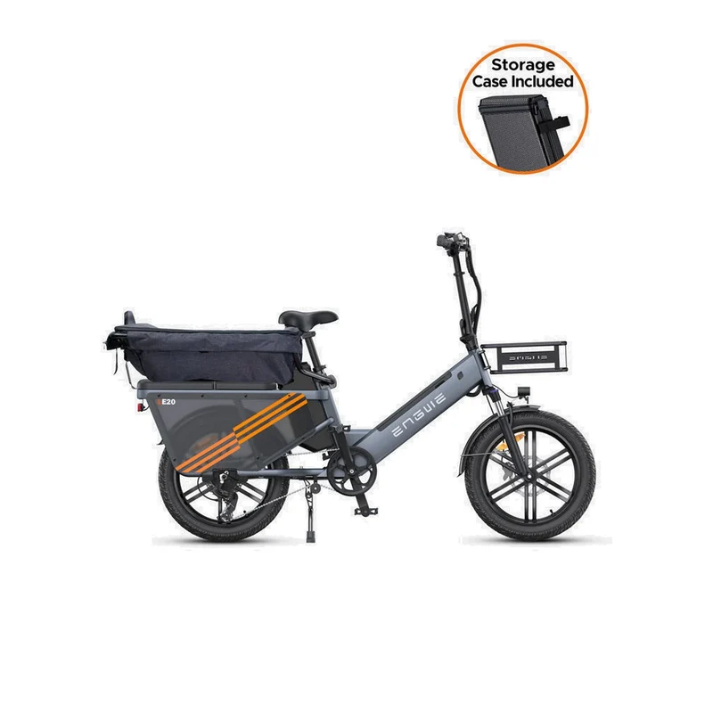 ENGWE LE20 20" Tiefeinsteiger Elektrisches Lastenfahrrad 250W Motor 48V 19,2Ah Batterie
