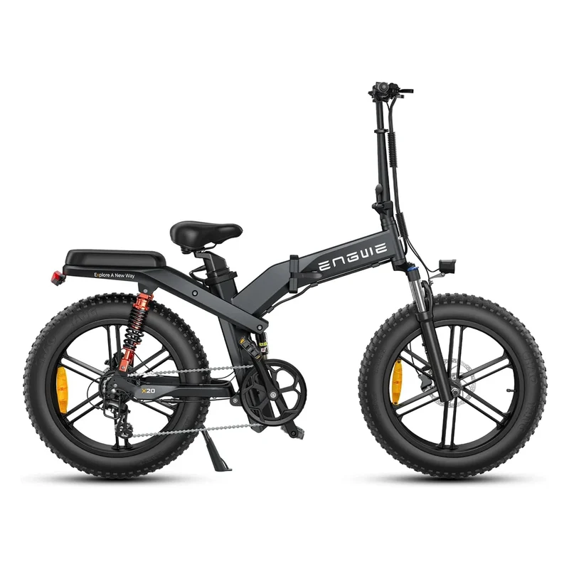 ENGWE X20 20" Fat Tire Faltbares Elektrofahrrad MTB 1000W (Spitzenleistung) Motor 48V 22,2Ah Doppelbatterie