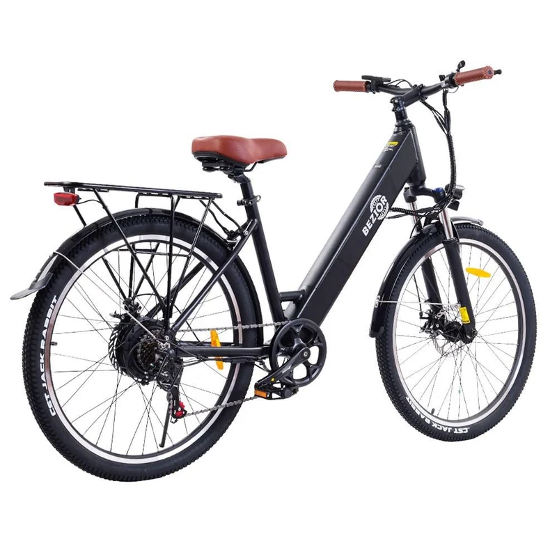 BEZIOR M3 26" Step-Through Elektro-Pendlerfahrrad 500W Motor 48V 10,4Ah Batterie