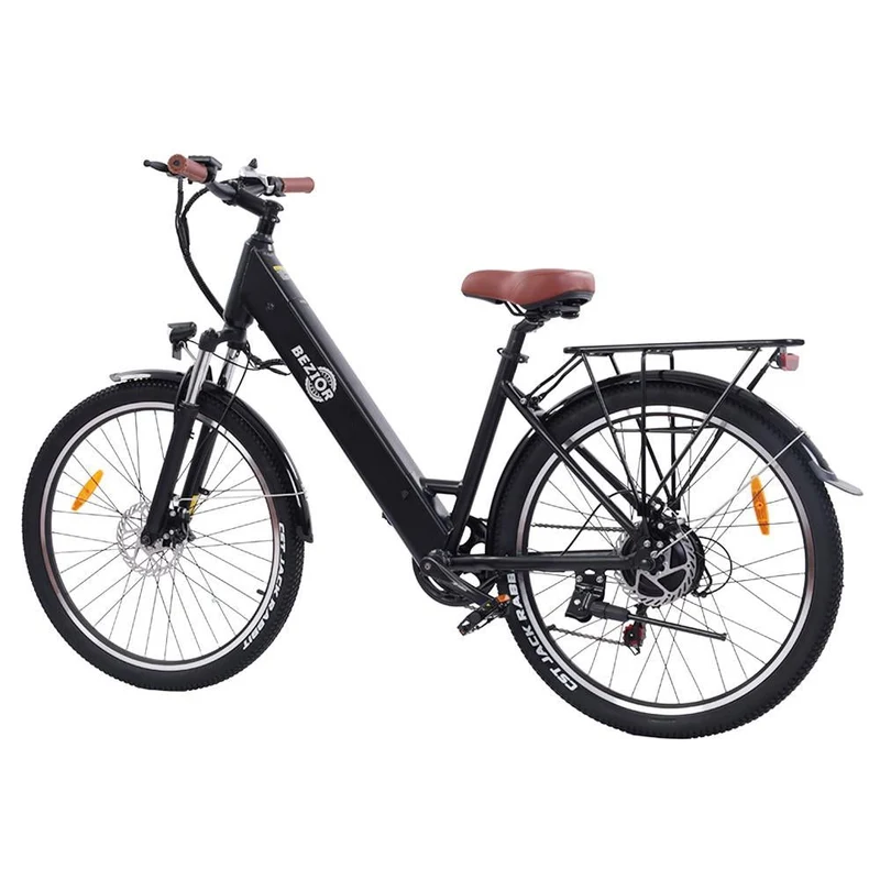 BEZIOR M3 26" Step-Through Elektro-Pendlerfahrrad 500W Motor 48V 10,4Ah Batterie