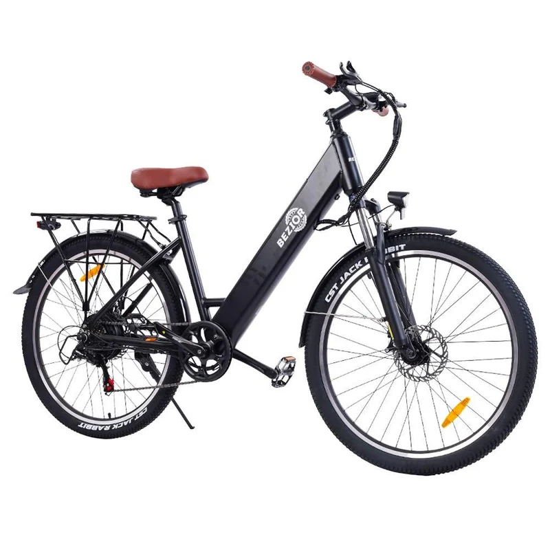 BEZIOR M3 26" Step-Through Elektro-Pendlerfahrrad 500W Motor 48V 10,4Ah Batterie
