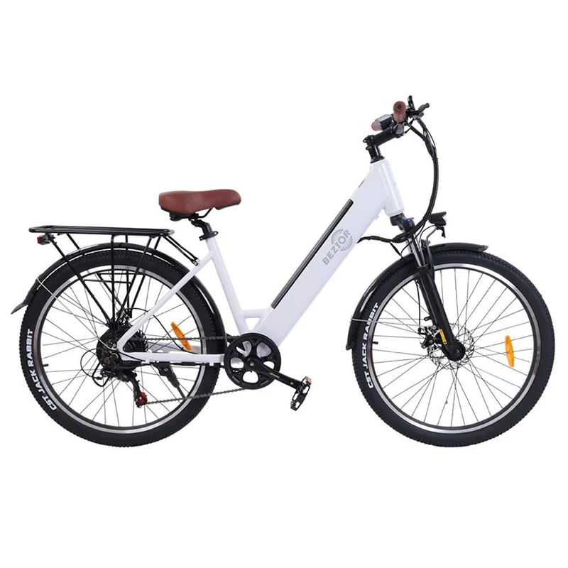 BEZIOR M3 26" Step-Through Elektro-Pendlerfahrrad 500W Motor 48V 10,4Ah Batterie