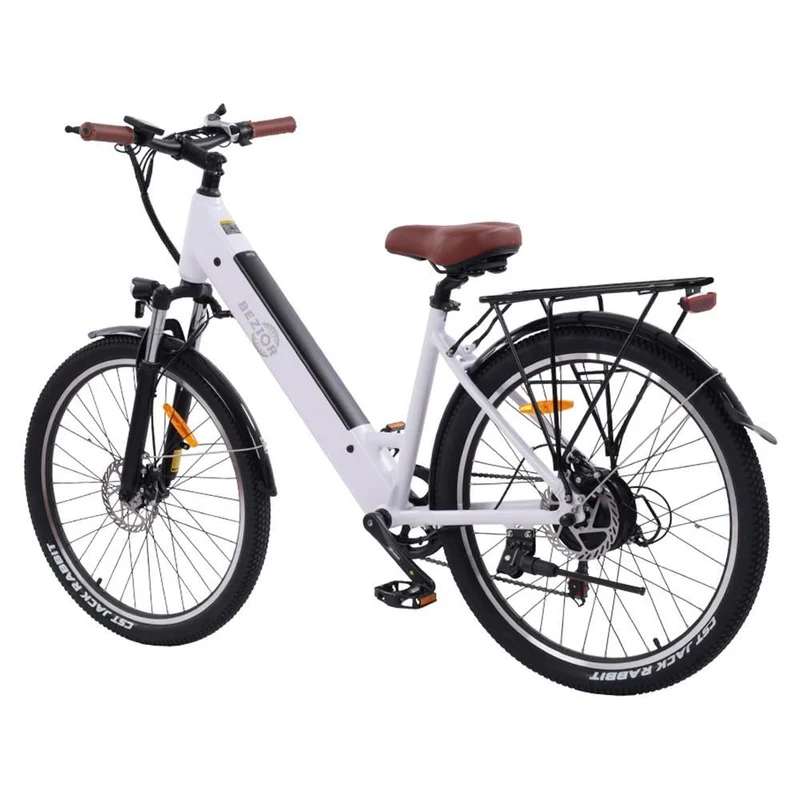 BEZIOR M3 26" Step-Through Elektro-Pendlerfahrrad 500W Motor 48V 10,4Ah Batterie