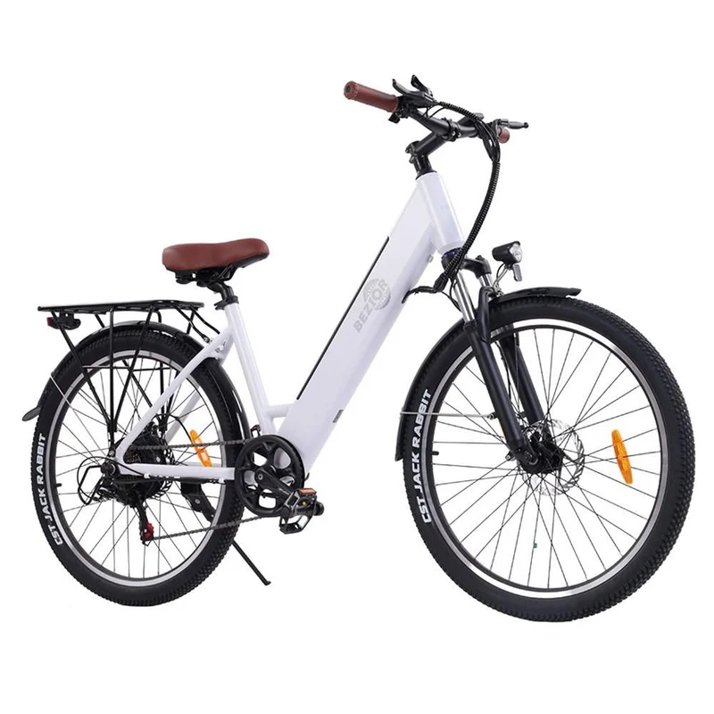 BEZIOR M3 26" Step-Through Elektro-Pendlerfahrrad 500W Motor 48V 10,4Ah Batterie