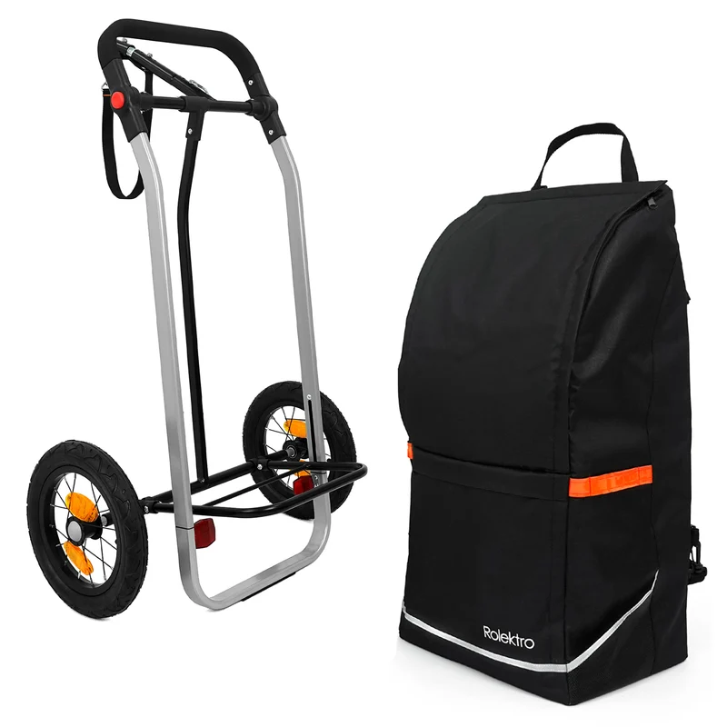 Rolektro Einkaufstrolley mit Adapter – 68 Liter