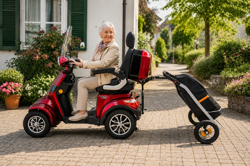 Rolektro Einkaufstrolley mit Adapter – 68 Liter