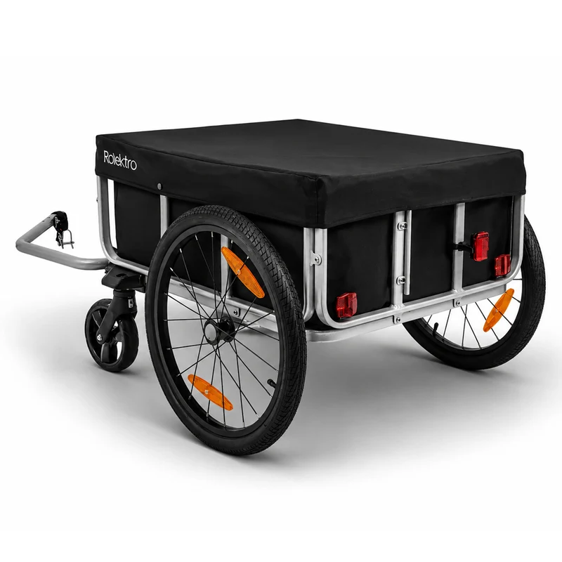 Rolektro Premium Transport-Anhänger aus Aluminium – 120 Liter