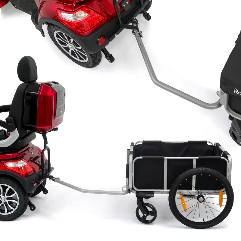 Rolektro Premium Transport-Anhänger aus Aluminium – 120 Liter