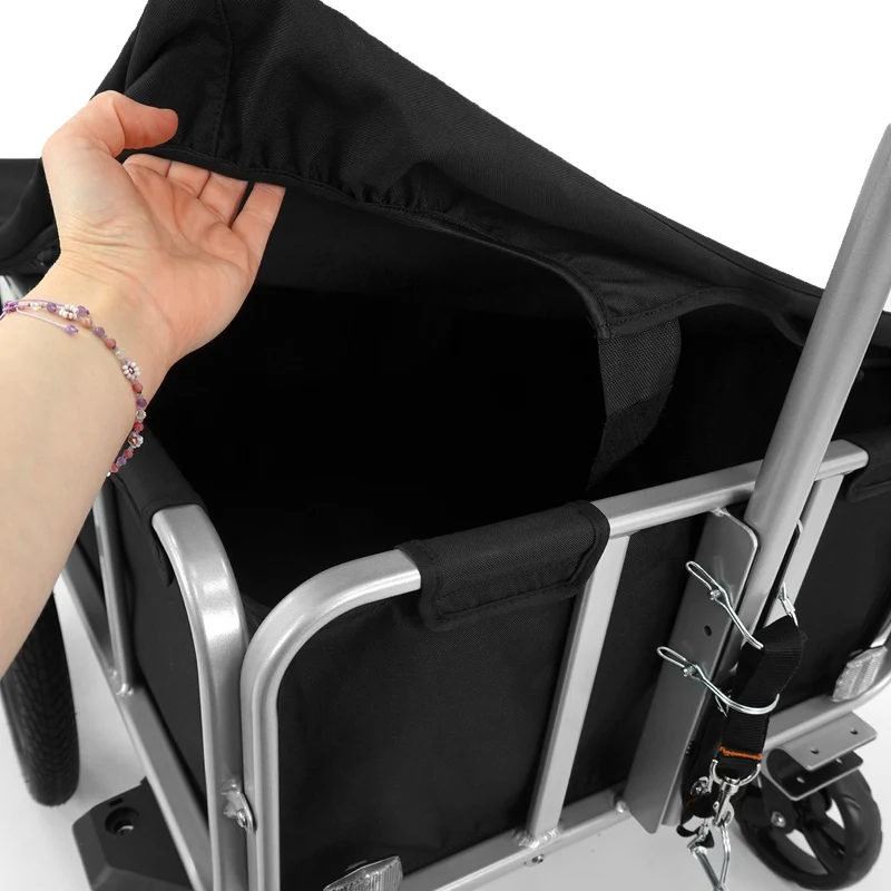 Rolektro Premium Transport-Anhänger aus Aluminium – 120 Liter