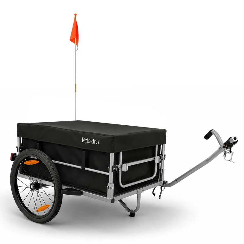 Rolektro Transport-Anhänger aus Stahl – 160 Liter