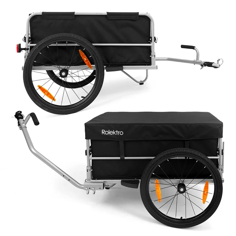 Rolektro Transport-Anhänger aus Stahl – 160 Liter