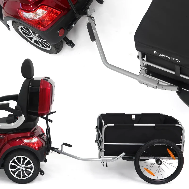 Rolektro Transport-Anhänger aus Stahl – 160 Liter