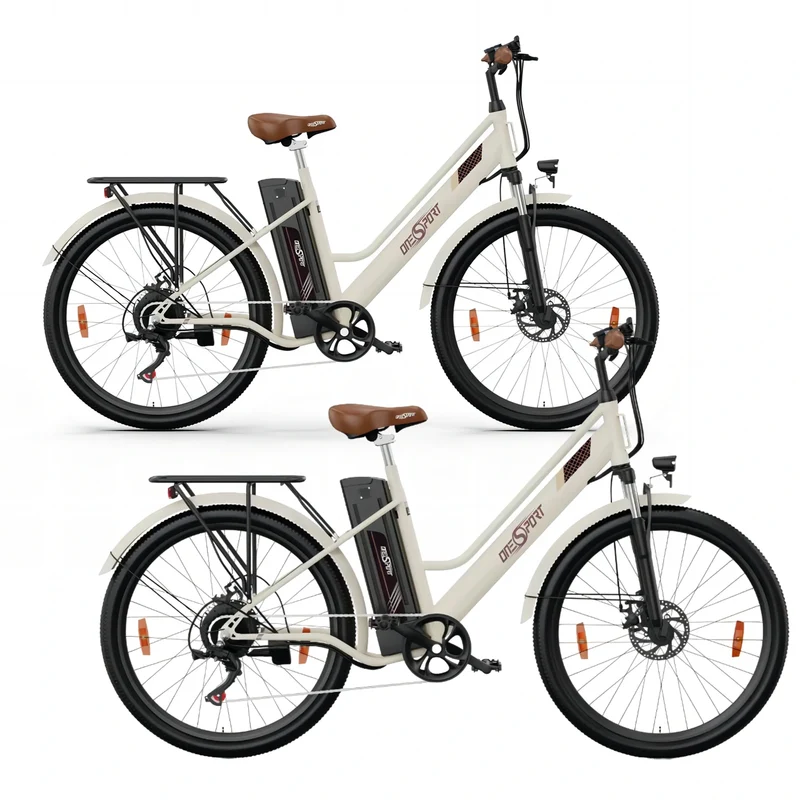 ONESPORT OT18-3 Durchstieg Elektrisches Stadtfahrrad Kombination