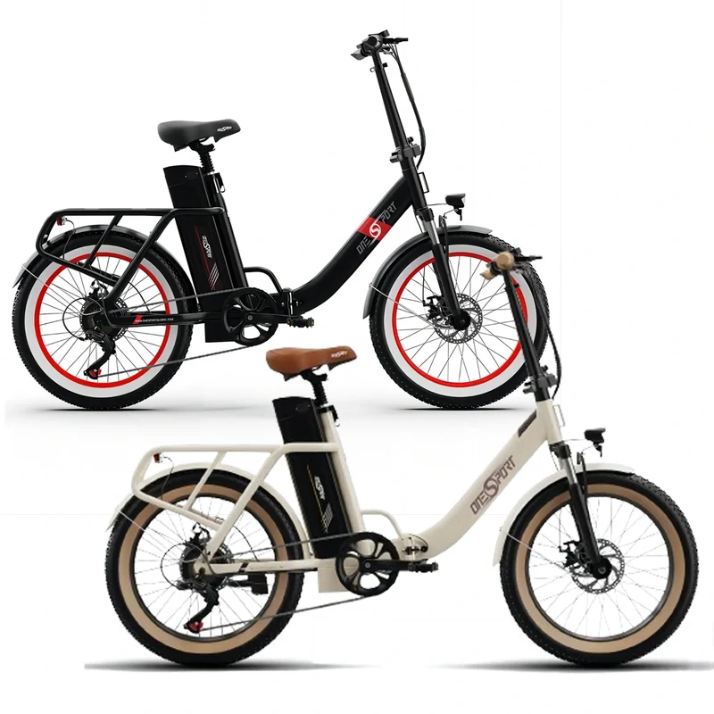 ONESPORT OT16-2 Durchstieg Elektrisches Pendler-Klapprad Kombination