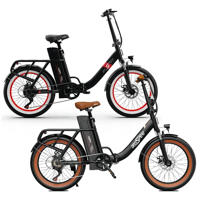 ONESPORT OT16-2 Durchstieg Elektrisches Pendler-Klapprad Kombination