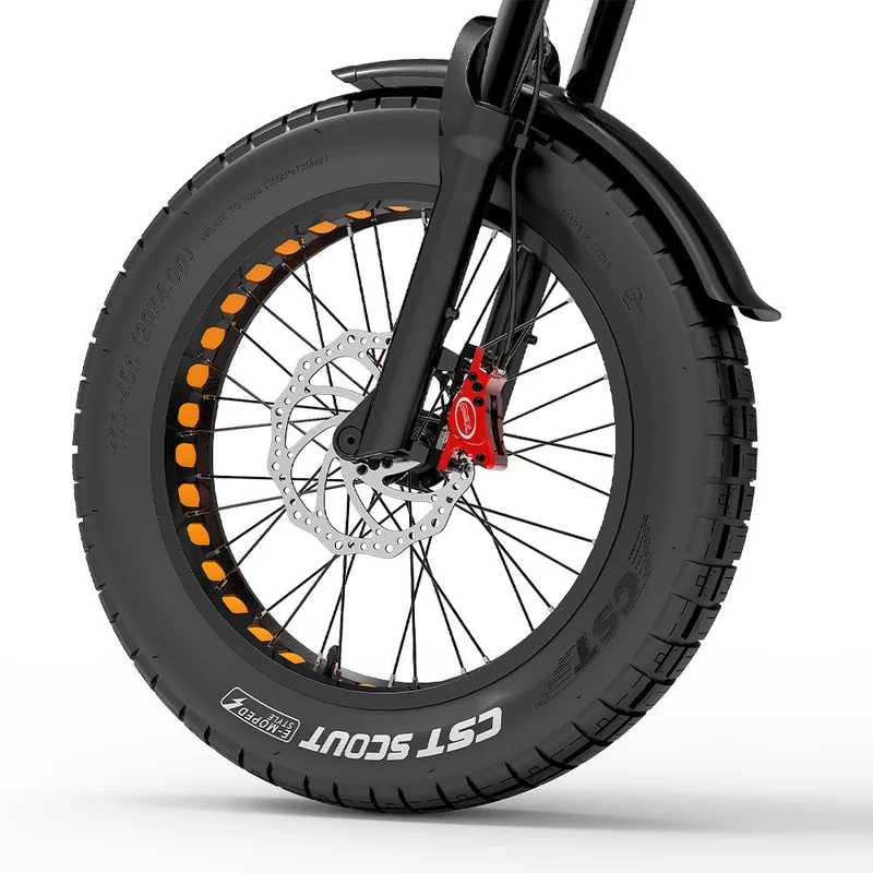 BEZIOR X500MAX 20" Fetter Reifen Elektrisches Mountainbike 750W Motor 48V 37,5Ah Batterie