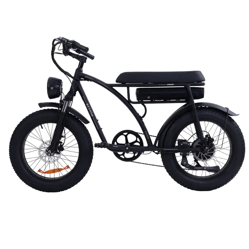 BEZIOR XF001 PLUS 20" Fetter Reifen Retro Elektrofahrrad 1000W Motor 48V 17,5Ah Batterie
