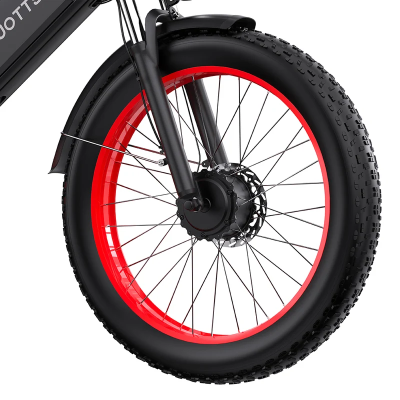 DUOTTS N26 26" Fat Tire Electric Mountainbike 750W Doppelmotoren 48V 20Ah Batterie