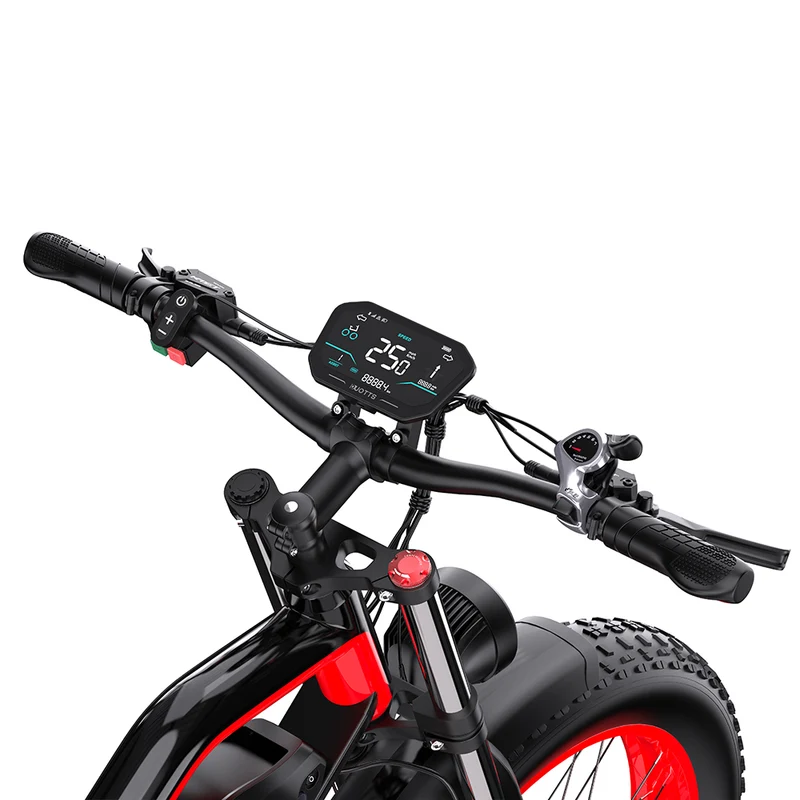 DUOTTS N26 26" Fat Tire Electric Mountainbike 750W Doppelmotoren 48V 20Ah Batterie