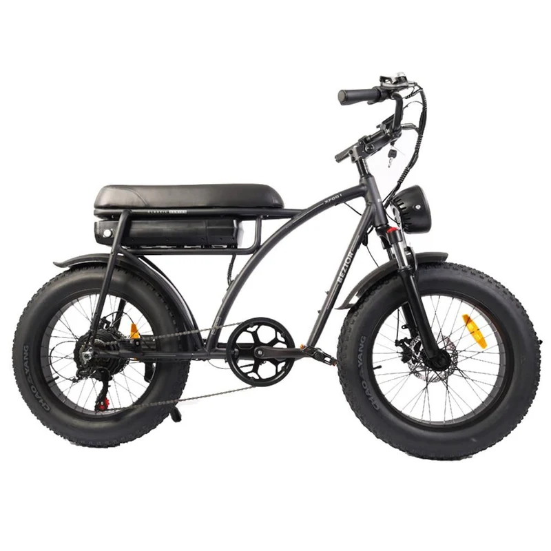 BEZIOR XF001 20" Fat Tires Retro elektrisches All-Terrain-Fahrrad 1000W Motor 48V 12,5Ah Batterie
