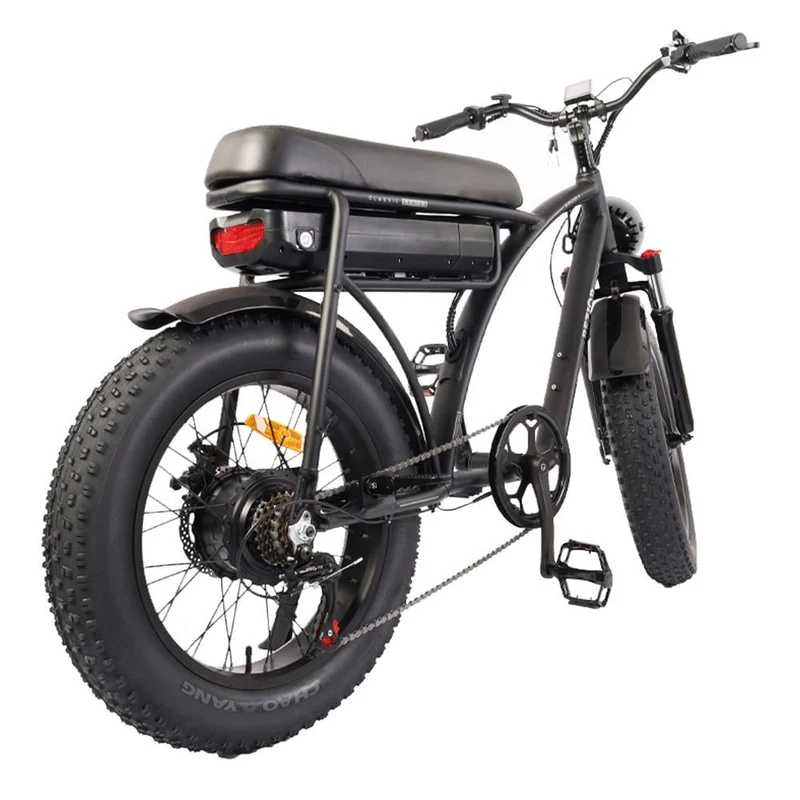 BEZIOR XF001 20" Fat Tires Retro elektrisches All-Terrain-Fahrrad 1000W Motor 48V 12,5Ah Batterie