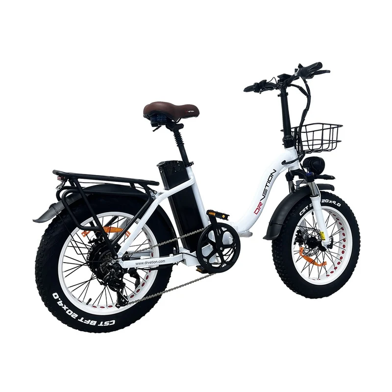 DRVETION CT20 20" Fat Tires faltbares Elektrofahrrad 750W Motor 48V 10Ah/15Ah/20Ah Batterie
