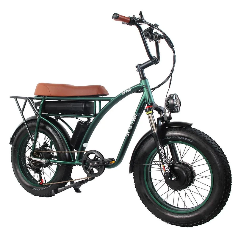 GOGOBEST GF750 20" Fetter Reifen Elektro-All-Terrain-Fahrrad 1000W*2 Doppelmotoren 48V 17,5Ah Batterie