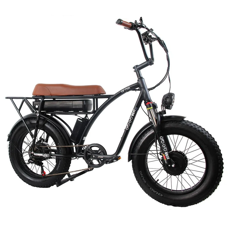 GOGOBEST GF750 20" Fetter Reifen Elektro-All-Terrain-Fahrrad 1000W*2 Doppelmotoren 48V 17,5Ah Batterie