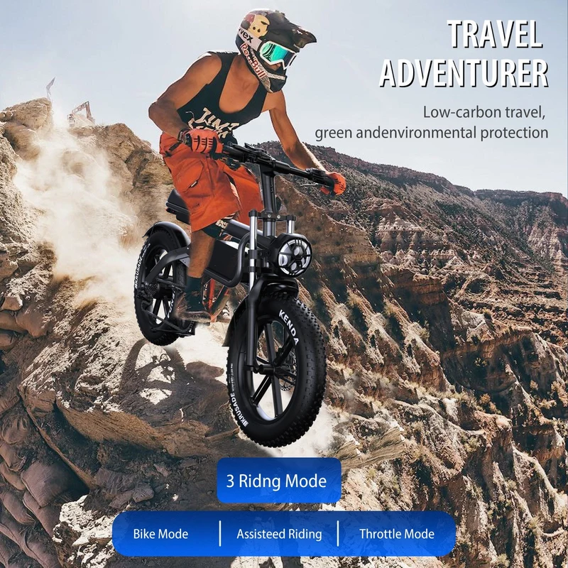 PHNHOLUN C8 20" Elektro-Mountainbike MTB 1500W Motor 48V 20Ah Batterie