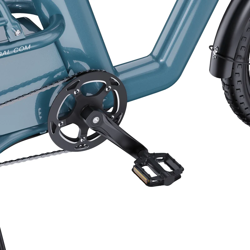 ONESPORT OT01 20" Step-Through Longtail Cargo Elektrofahrrad 650W Motor 48V 27Ah Batterie