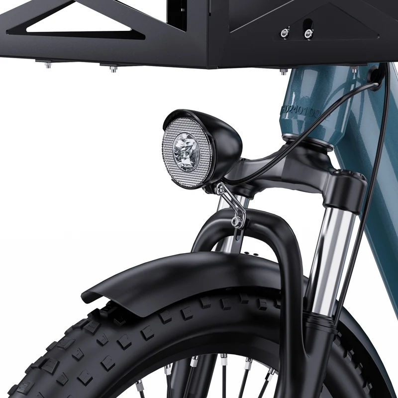 ONESPORT OT01 20" Step-Through Longtail Cargo Elektrofahrrad 650W Motor 48V 27Ah Batterie