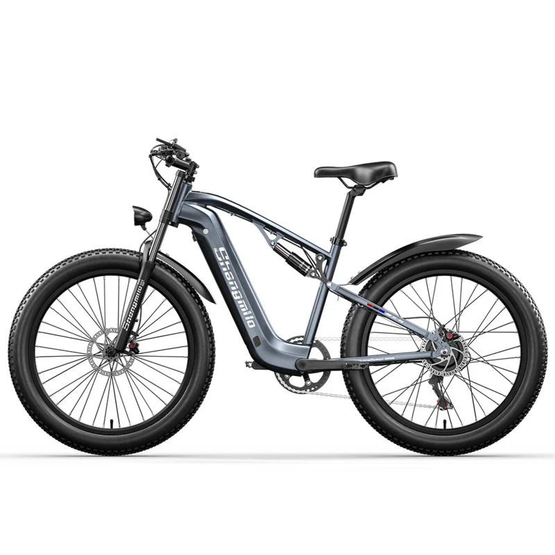 SHENGMILO MX05 26" Fat Tire Elektro-Mountainbike 1000W Motor 48V 17,5Ah Batterie