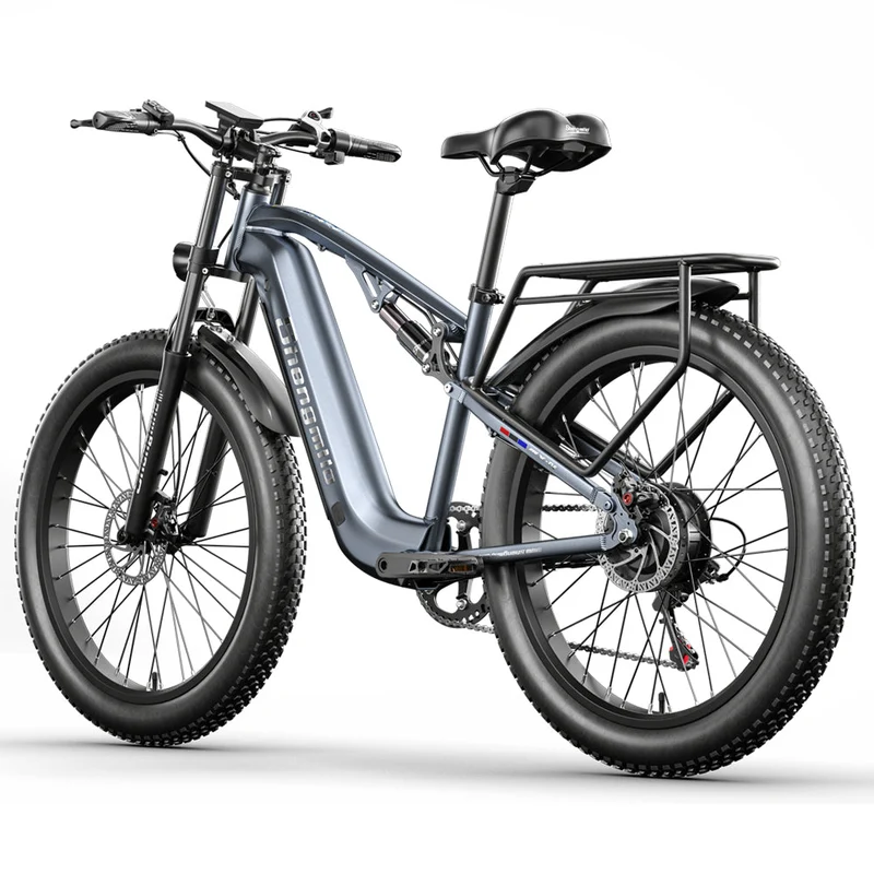 SHENGMILO MX05 26" Fat Tire Elektro-Mountainbike 1000W Motor 48V 17,5Ah Batterie