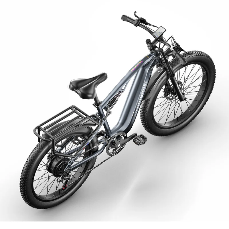 SHENGMILO MX05 26" Fat Tire Elektro-Mountainbike 1000W Motor 48V 17,5Ah Batterie