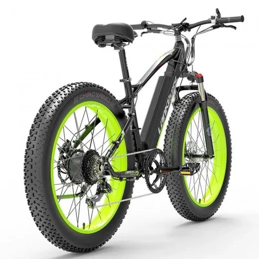 LANKELEISI XC4000 26" Fat Tire Elektro-Mountainbike 1000W Motor 48V 17,5Ah Batterie