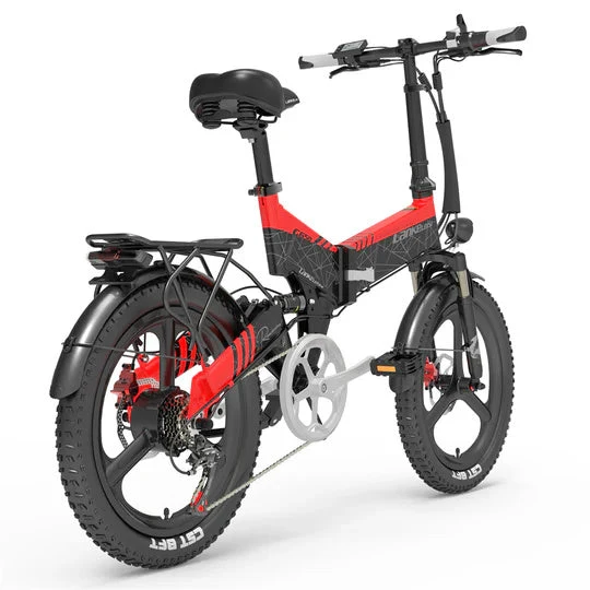 LANKELEISI G650 20" Faltbares Elektro-Stadtfahrrad 500W Motor 48V 12,8Ah Batterie