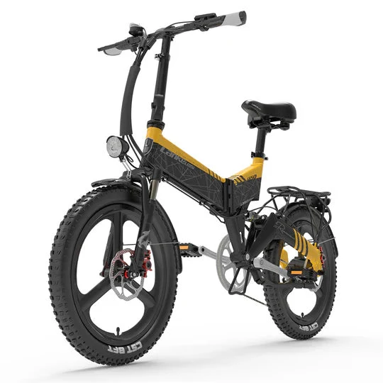 LANKELEISI G650 20" Faltbares Elektro-Stadtfahrrad 500W Motor 48V 12,8Ah Batterie
