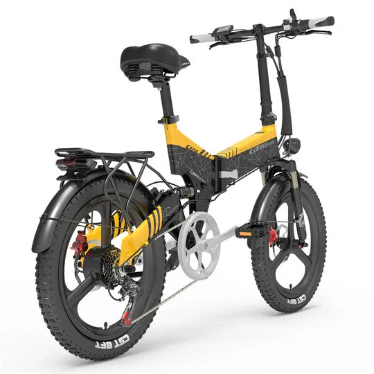 LANKELEISI G650 20" Faltbares Elektro-Stadtfahrrad 500W Motor 48V 12,8Ah Batterie