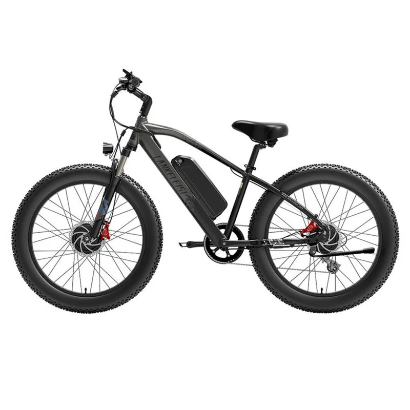 LANKELEISI MG740 PLUS 26" Fat Tire Off-Road Elektrofahrrad 1000W*2 Doppel Motor 48V 20Ah Batterie