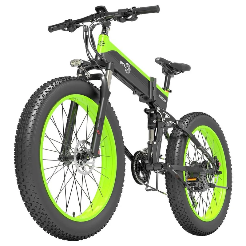 BEZIOR X1500 26" Elektro-Mountainbike 1500W Motor 48V 12,8Ah Batterie