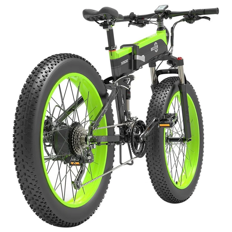 BEZIOR X1500 26" Elektro-Mountainbike 1500W Motor 48V 12,8Ah Batterie