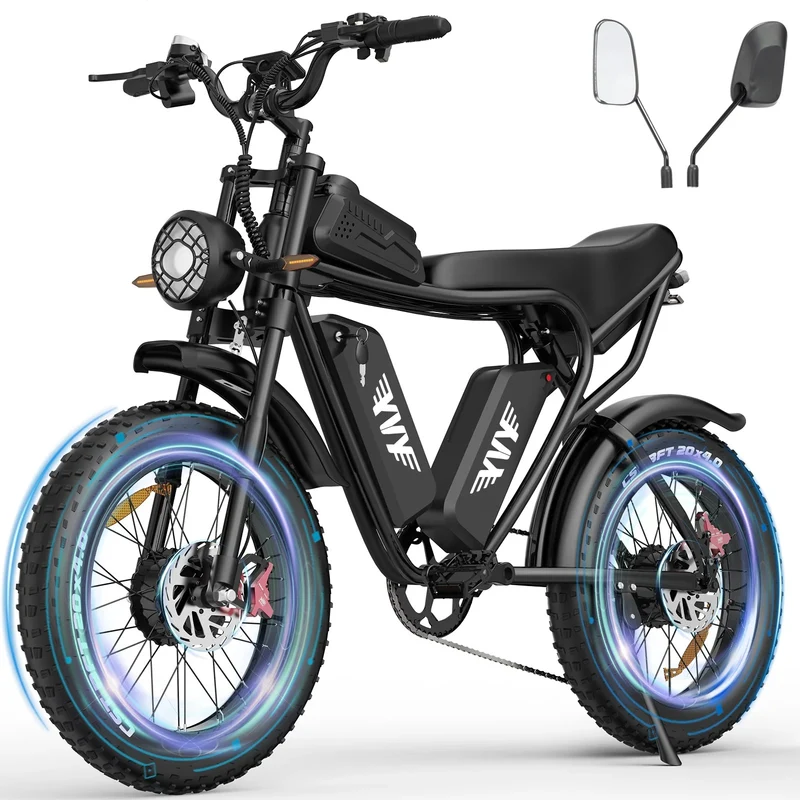 YVY C20 20" Fat Tires Elektrofahrrad 1000W Motor 48V 20Ah Batterie