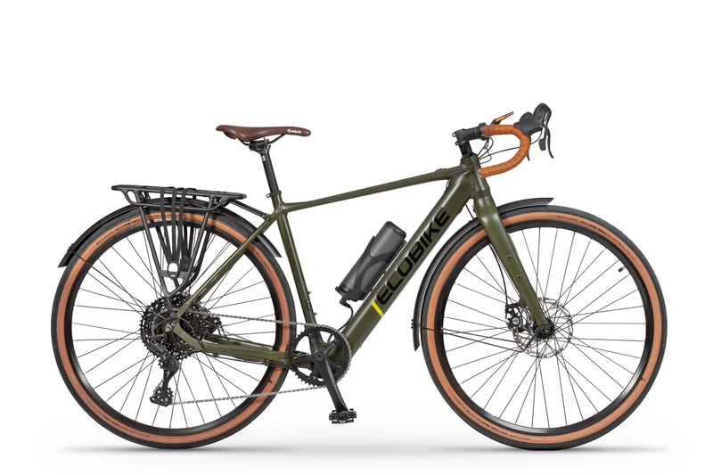 Ecobike Forest Plus EQP 2027 | Leichtes Gravel E-Bike mit Gepäckträger & Schutzblechen | 601 Wh